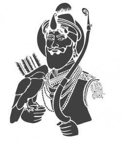 Guru Gobind Singh silhouette
