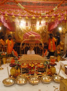 Jalao displayed at the Golden Temple on the birth anniversary Guru Gobind Singh in Amritsar on January 16, 2016