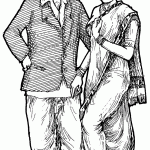 Maharashtra Marathi Couple in Traditional Dress