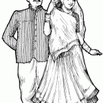 Marwari Couple in Traditional Dress