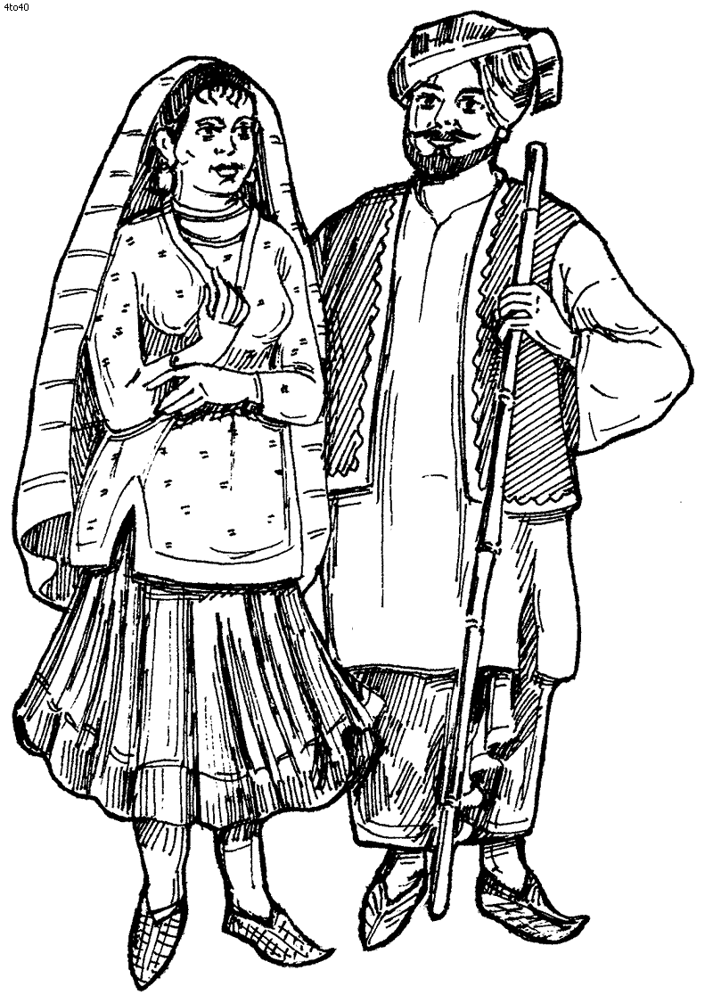 Punjabi Couple in Traditional Dress - Kids Portal For Parents