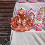 Statues of Lord Ganesha and Goddess Lakshami areused for Diwali Pujan