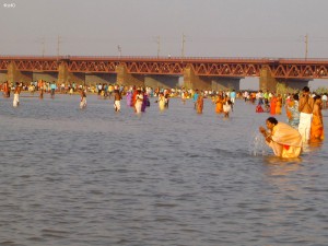 Sun Prayer during Chhath Festival