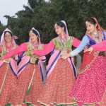 Artists from Chamba, Himachal Pradesh, performing during the second day of the Chandigarh Carnival at Sector 10, Chandigarh, on November 28, 2015.