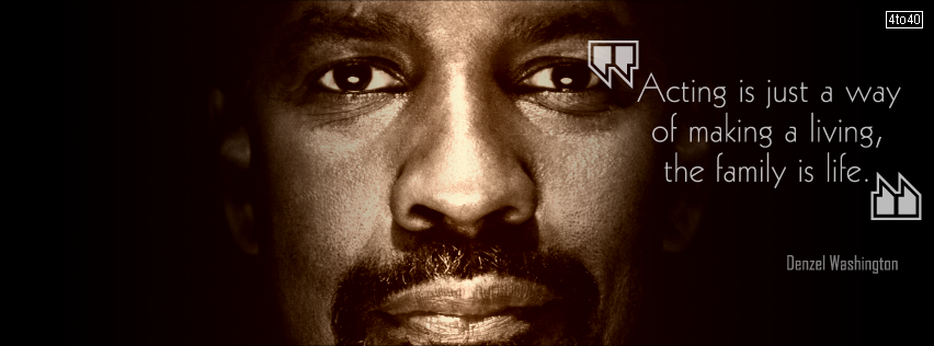 Denzel Washington Facebook Cover