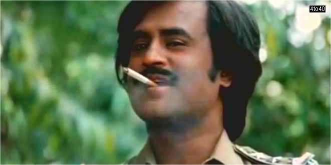 Rajinikanth - Flipping cigarette