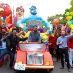 Students take part in the carnival parade in Sector 10, Chandigarh, on November 27, 2015.