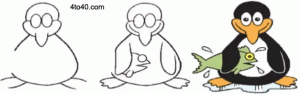 Lets Draw A Penguin