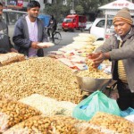 A vendor sells groundnut and jaggery items in Jalandhar