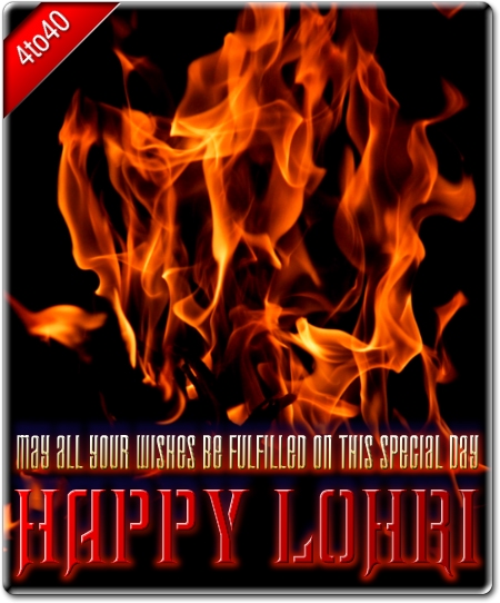 Happy Lohri Greeting Card