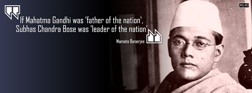 Leader of the Nation - Subhash Chandra Bose - FB Cover