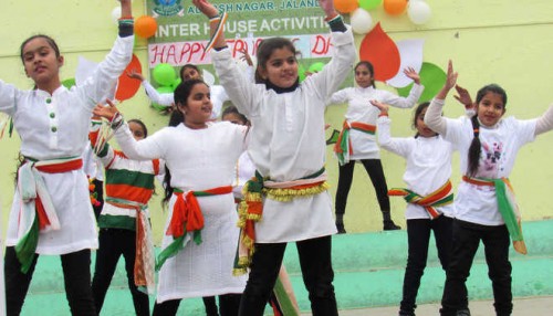 MGN Public School rehearse items ahead of the Republic Day function in Jalandhar