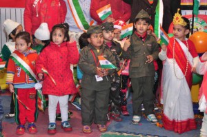 Students of Blooming Buds Playway School celebrate Republic Day in Bathinda