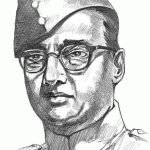 Subhash Chandra Bose Sketch