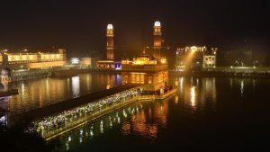 Thousands of devotees pay their obeisance at Golden Temple