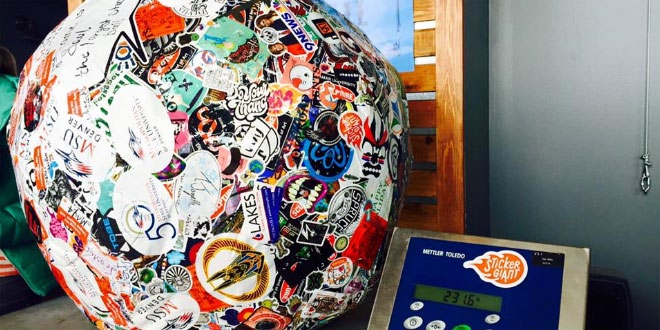 Largest Sticker Ball: StickerGiant breaks Guinness World Records record