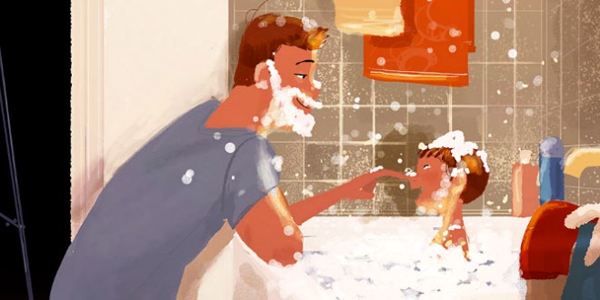 पिता - ओम व्यास ओम