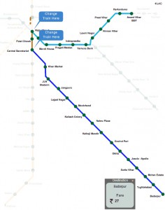 Anand Vihar ISBT Metro Station to Surajkund Craft Mela, Surajkund, Faridabad, Haryana