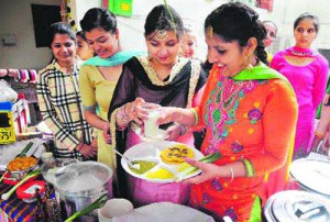 KIMT College students exhibit their culinary skills during Food Fest organised to celebrate Basant Panchami on their college premises