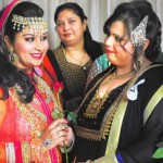 Members of the Aastha Ladies Club celebrate Valentine's Day in Ludhiana