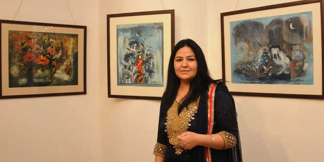 'Nature Walk' by Anu Singh - Government Museum and Art Gallery, Chandigarh