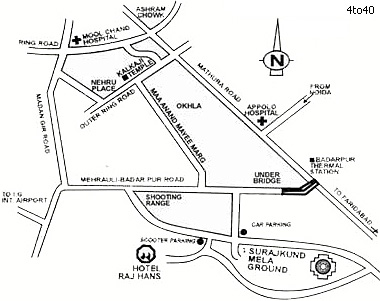 Surajkund mela road route map
