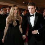 Eddie Redmayne nominated for Best Actor for his role in The Danish Girl arrives with his wife Hannah at the Governors Ball after the 88th Academy Awards in Hollywood