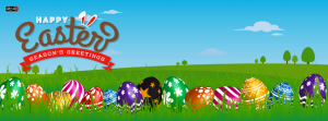 Happy Easter Seasons Greetings Facebook Cover