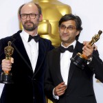 James Gay Rees left and Asif Kapadia winners for Best Documentary Feature Film