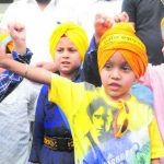 Child activists Young children take part in an awareness rally on Baisakhi organised by Akaal Purakh Ki Fauj in Amritsar