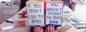 Finding A Right Book - World Book Day Facebook Cover