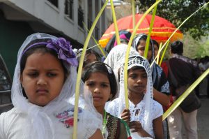 Palm Sunday is followed by Maundy Thursday on April 13, Good Friday on April 14, Easter Sunday on April 16 and Easter