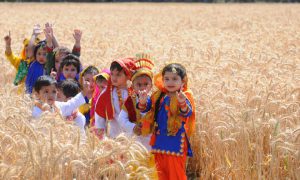 Tiny-Tots of Maple Bear Playway School soaked in Baisakhi spirit in the nearby farms