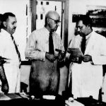 Bhim Rao Ambedkar with some officials