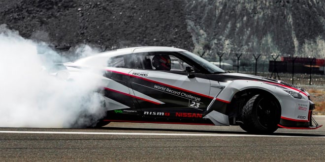 Fastest drift: Nissan GT-R breaks Guinness World Record