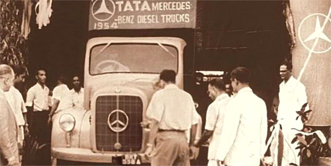 The first Tata-Mercedes-Benz truck rolls out