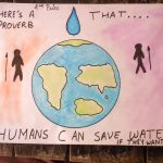 Apoorav Malik poster for "Save Water" theme under 10-12 year category