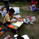 Apoorav Malik in On The Spot Painting Competition held at Cosy Home Apartments, Sector 9, Rohini, New Delhi