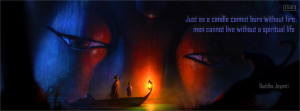 Buddha Facebook Cover With Text Message