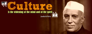 Jawaharlal Nehru Facebook Cover with Text Message