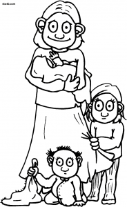 Mother With Family