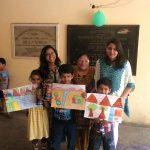 Palak Agarwal, Mrs. Sunita Nijhawan and Sahaj with 7-9 years category prize winners