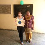 Shrishti stood first for 13-17 year age group poster making competion at Cosy Homes Apartment, Sector 9, Rohini