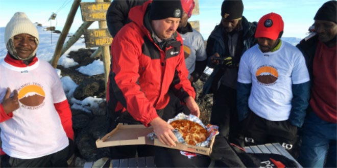 Highest altitude pizza delivery on land: Pizza Hut breaks Guinness World Records record