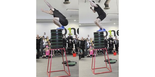 Highest standing jump: Evan Ungar breaks Guinness World Records record
