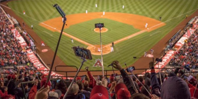 Most people using selfie sticks: Angel Stadium breaks Guinness World Records record