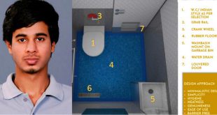 India Science News: Manipal University student designed waterless - odourless toilet for Railways