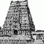 Gopuram of Ramanathaswamy temple, Rameswaram, Tamil Nadu