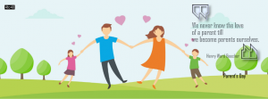 Parent's Day FB Cover with Message