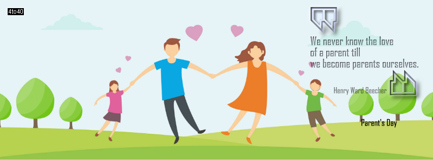 Parent's Day FB Cover with Message